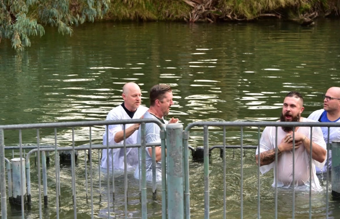 Re-baptized in the Jordan River, 2020